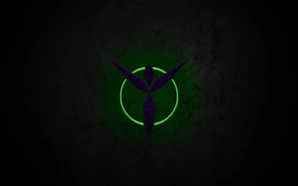 HD desktop wallpaper of the Planetside game logo with a dark background and a neon green glow.