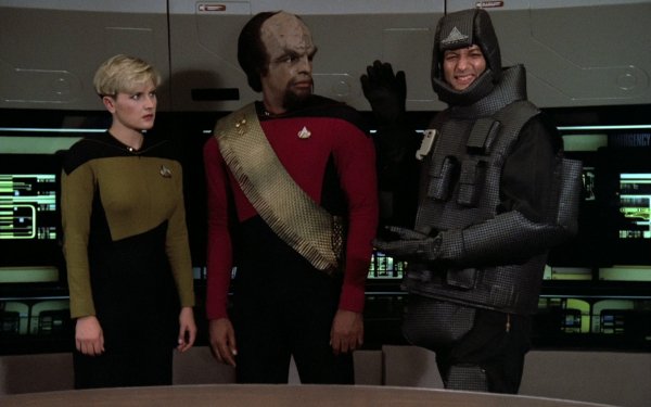 TV Show Star Trek: The Next Generation Star Trek Worf Tasha Yar Q HD Wallpaper | Background Image