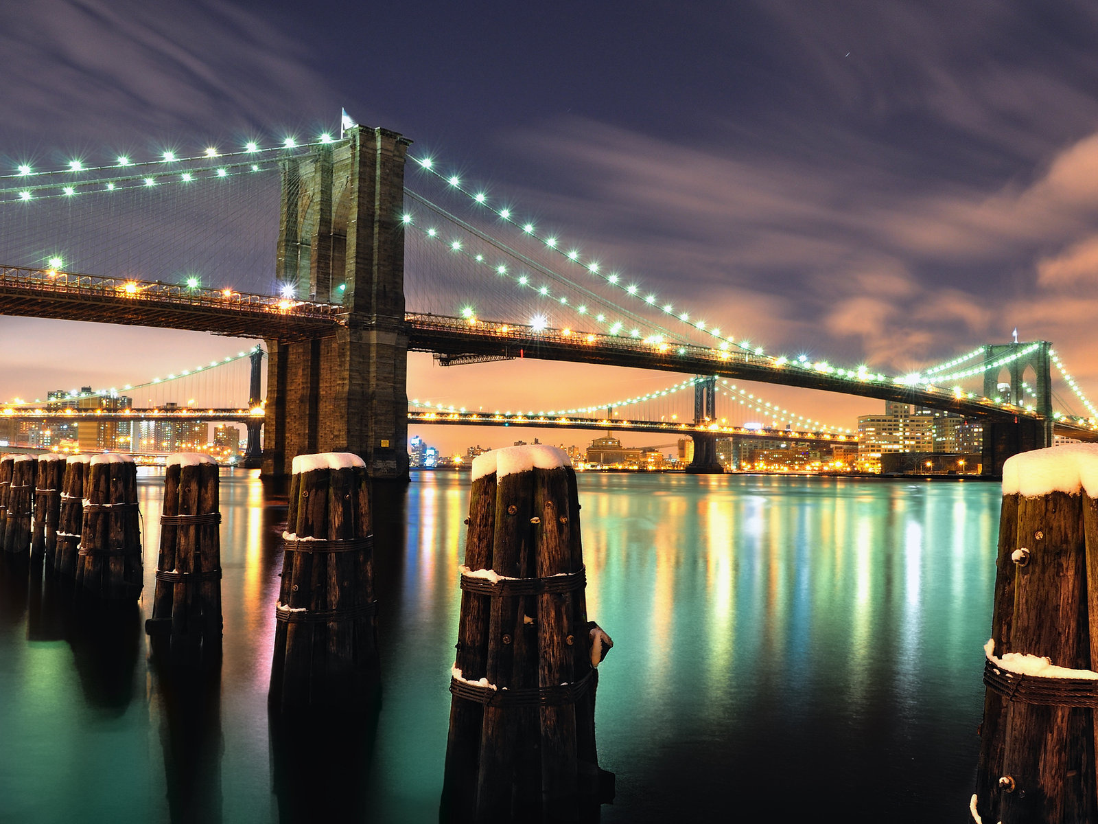 Man Made Brooklyn Bridge HD Wallpaper | Background Image