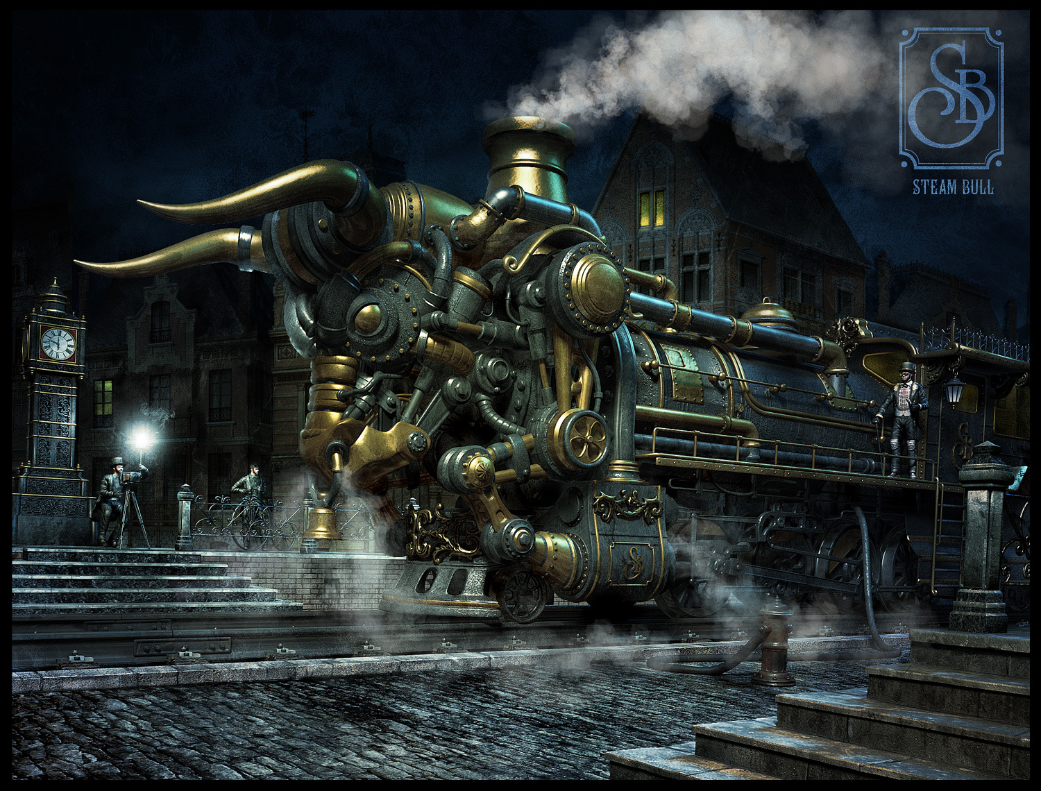 Science-Fiction Steampunk HD Wallpaper | Hintergrund