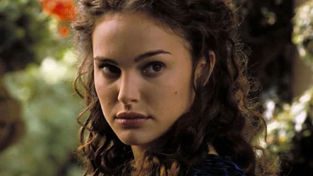 HD desktop wallpaper of a character from Star Wars Episode II: Attack of the Clones, set against a natural backdrop.