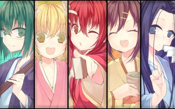 Anime Joshiraku HD Desktop Wallpaper | Background Image