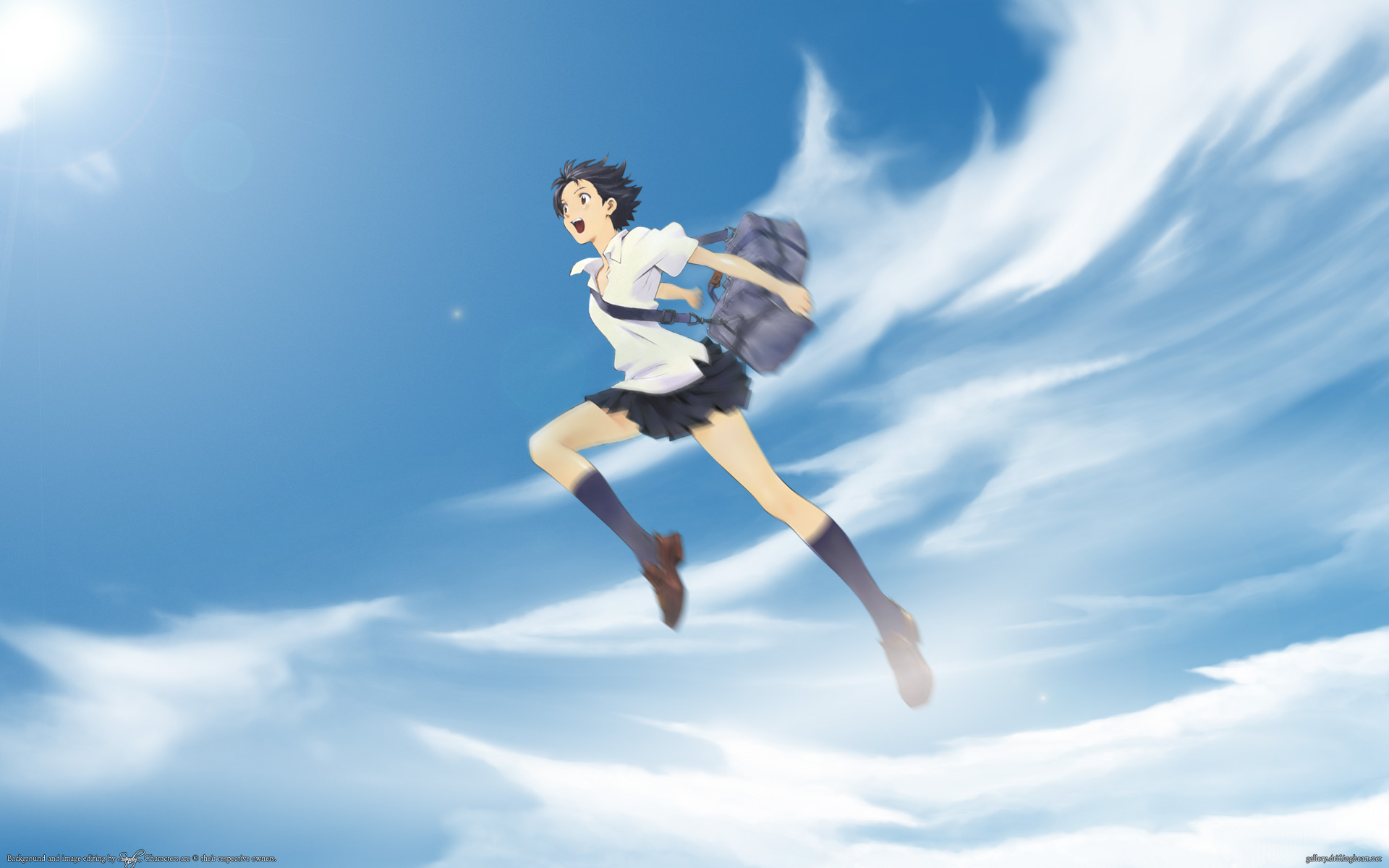 Anime The Girl Who Leapt Through Time HD Wallpaper | Background Image