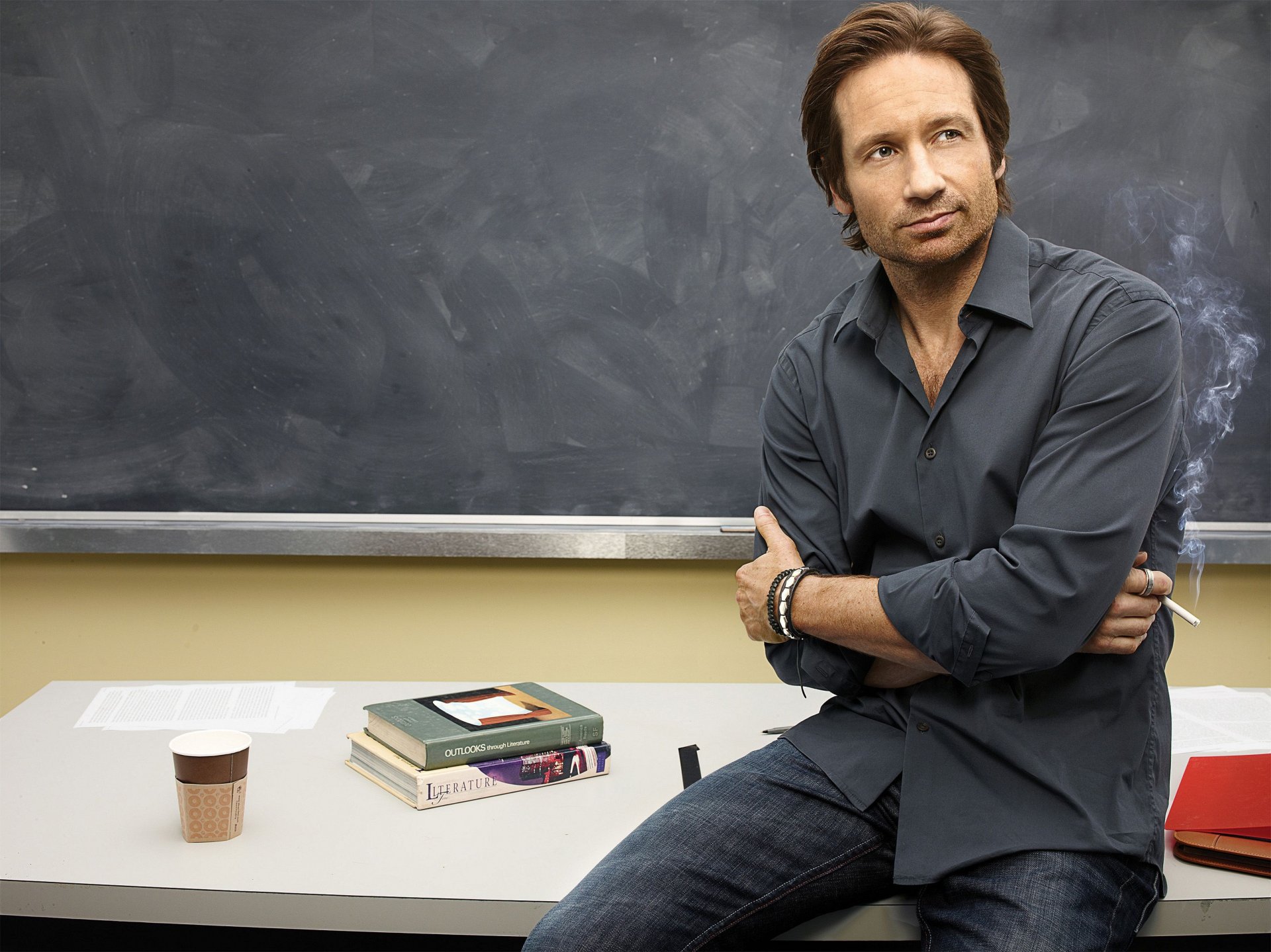 Download Celebrity David Duchovny HD Wallpaper