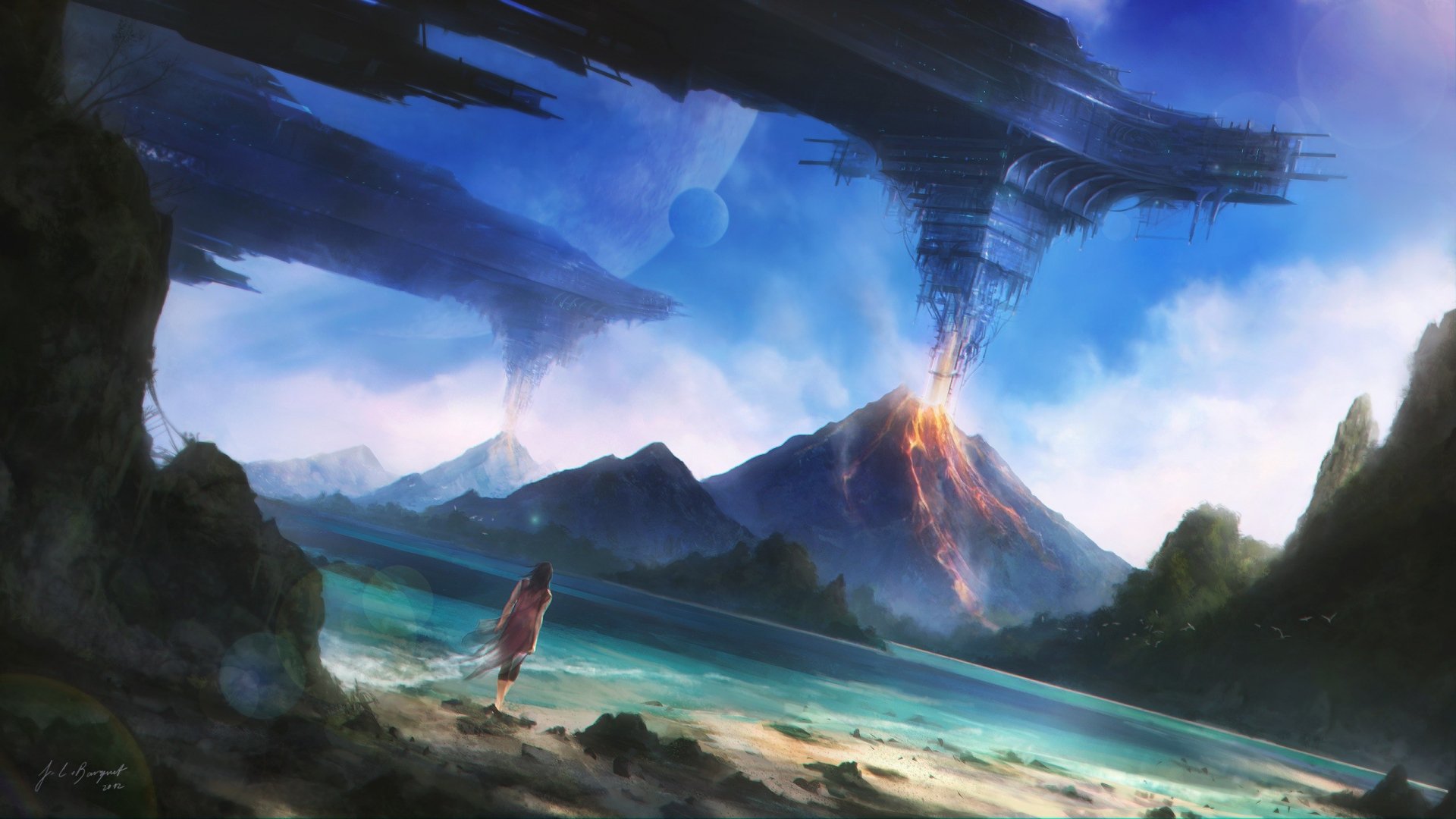 Download Sci Fi Spaceship HD Wallpaper