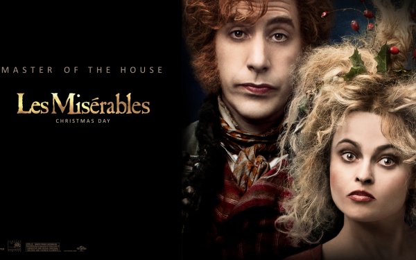 Movie Les Misérables (2012) Les Miserables Sacha Baron Cohen Helena Bonham Carter HD Wallpaper | Background Image