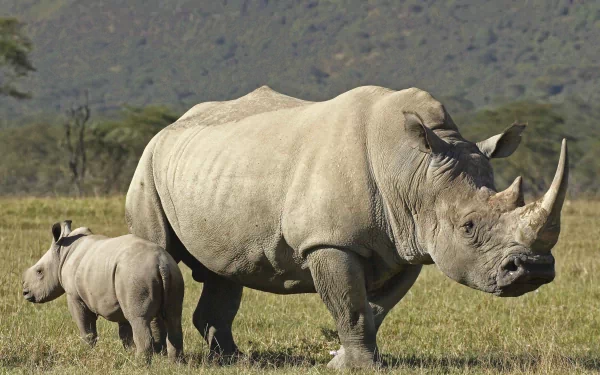 Animal rhino HD Desktop Wallpaper | Background Image