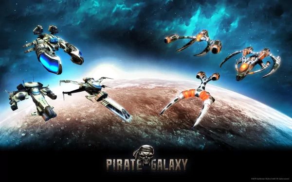 video game planet spaceship pirate galaxy HD Desktop Wallpaper | Background Image