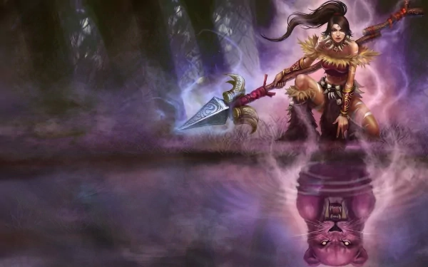 Nidalee (League Of Legends) video game League Of Legends HD Desktop Wallpaper | Background Image