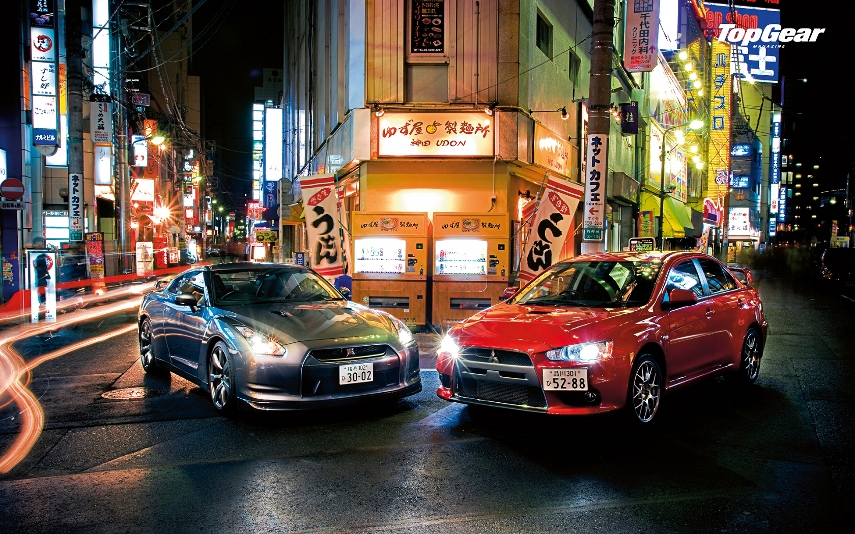 Японские автомобили на улице