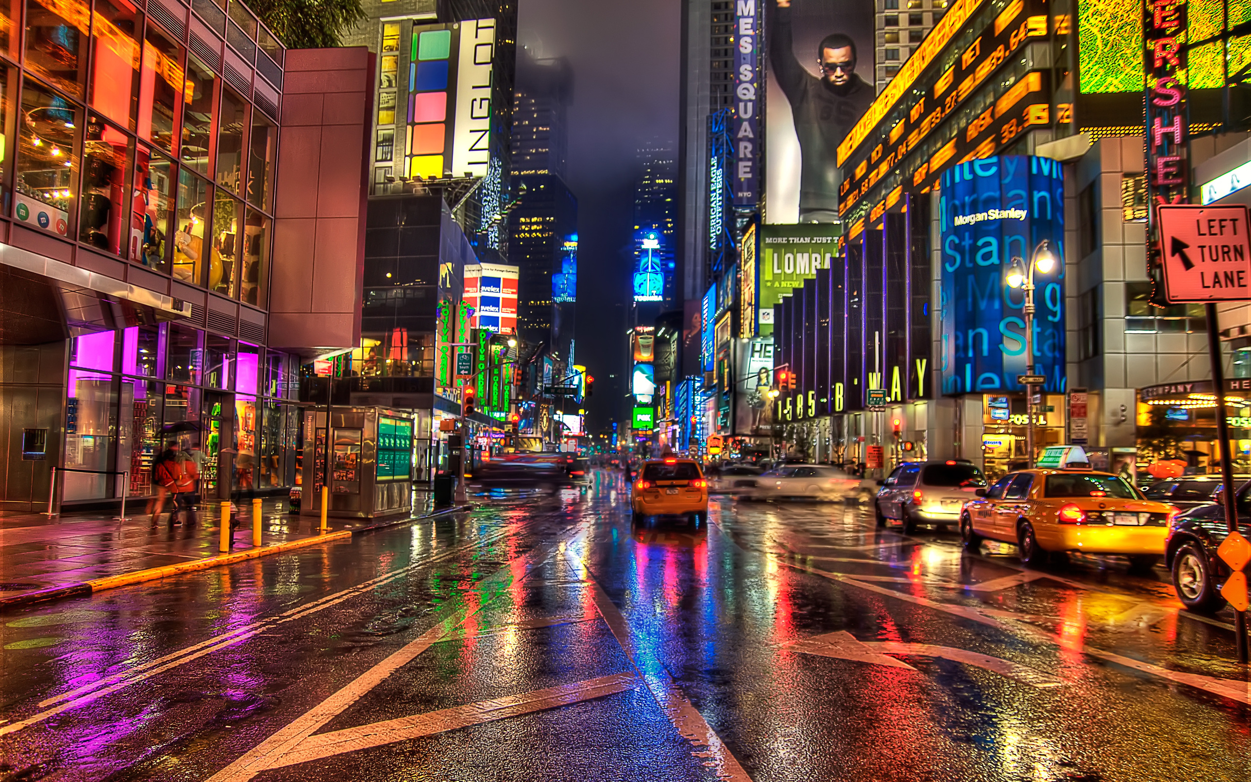 Man Made Times Square HD Wallpaper | Background Image