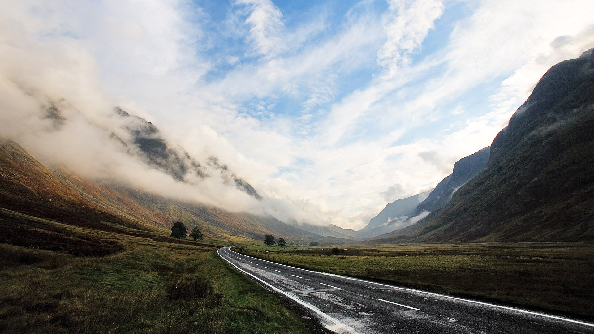 Download Man Made Road HD Wallpaper