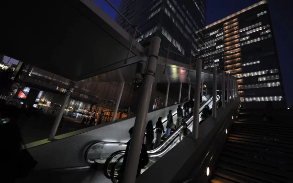 man made escalator HD Desktop Wallpaper | Background Image