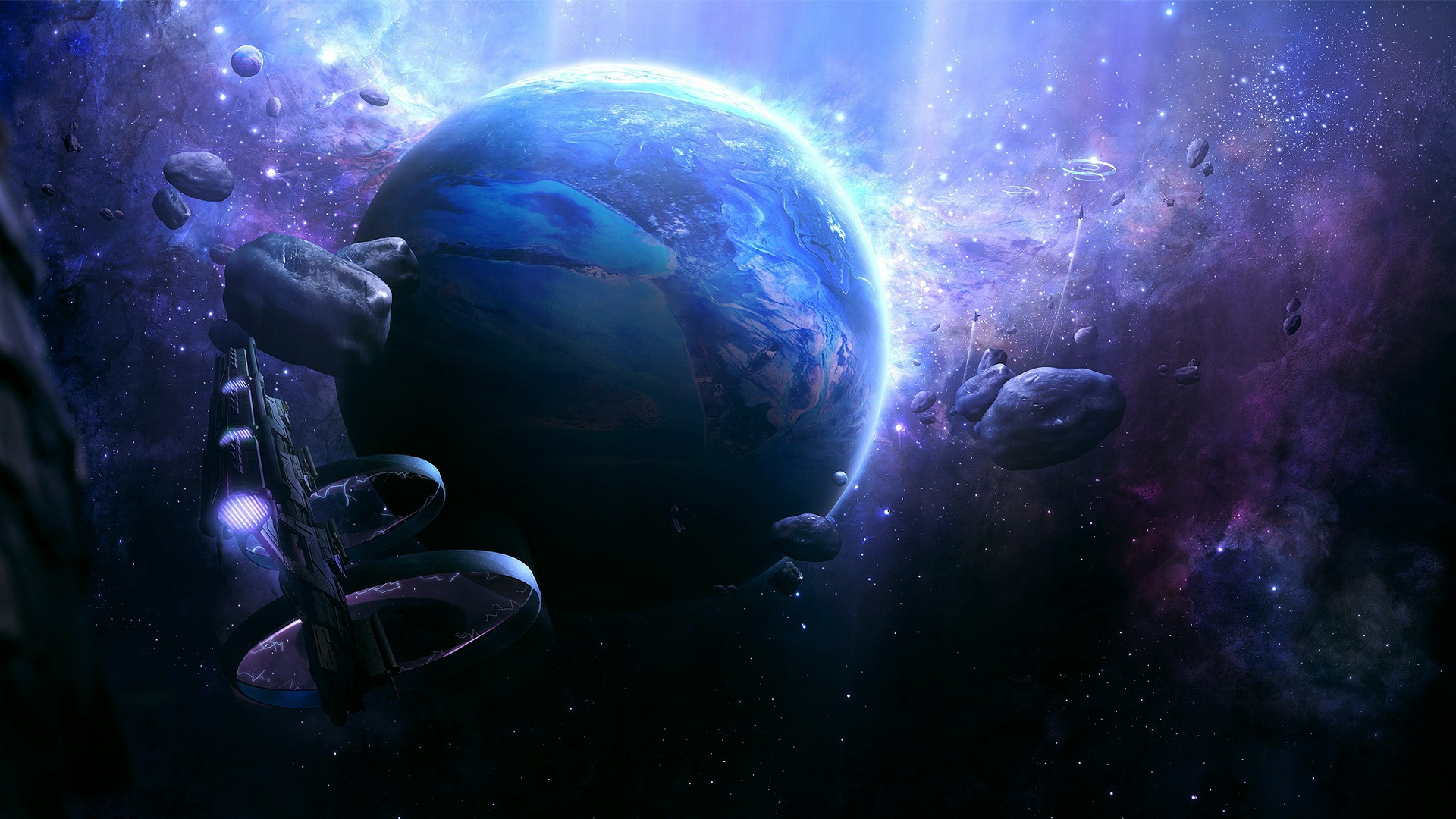 Download Sci Fi Planet HD Wallpaper