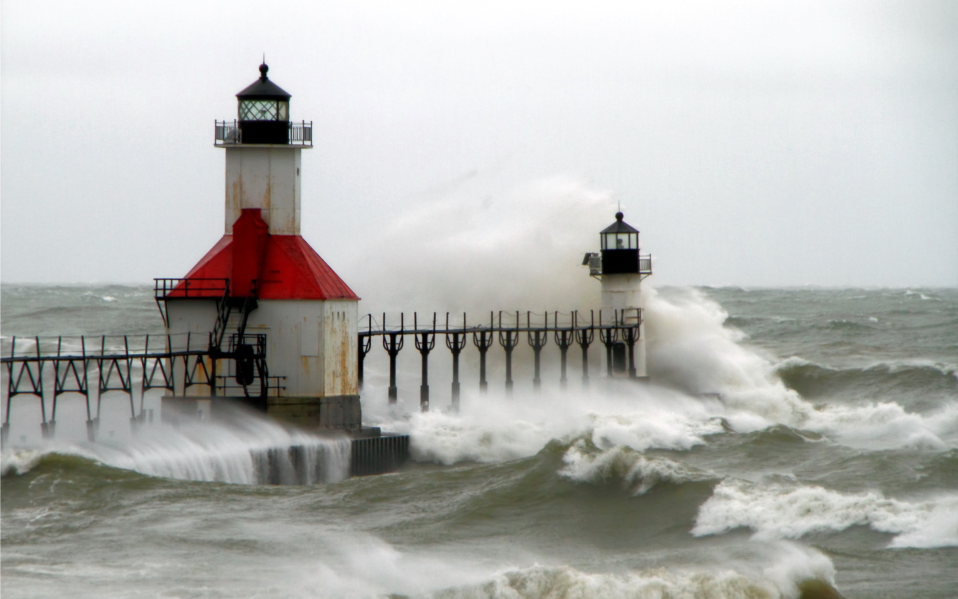 Download Man Made Lighthouse HD Wallpaper