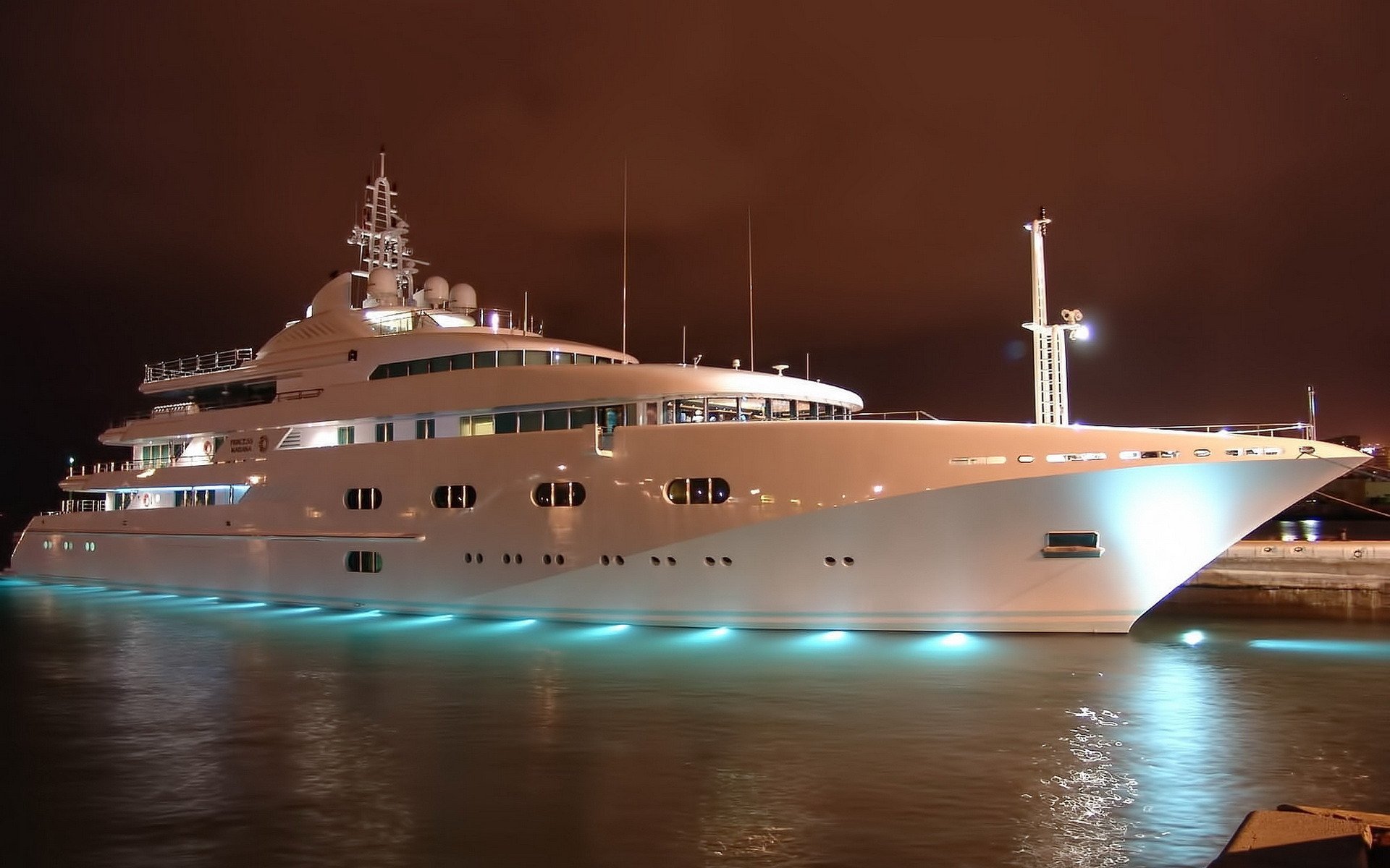 fond d'ecran yacht de luxe