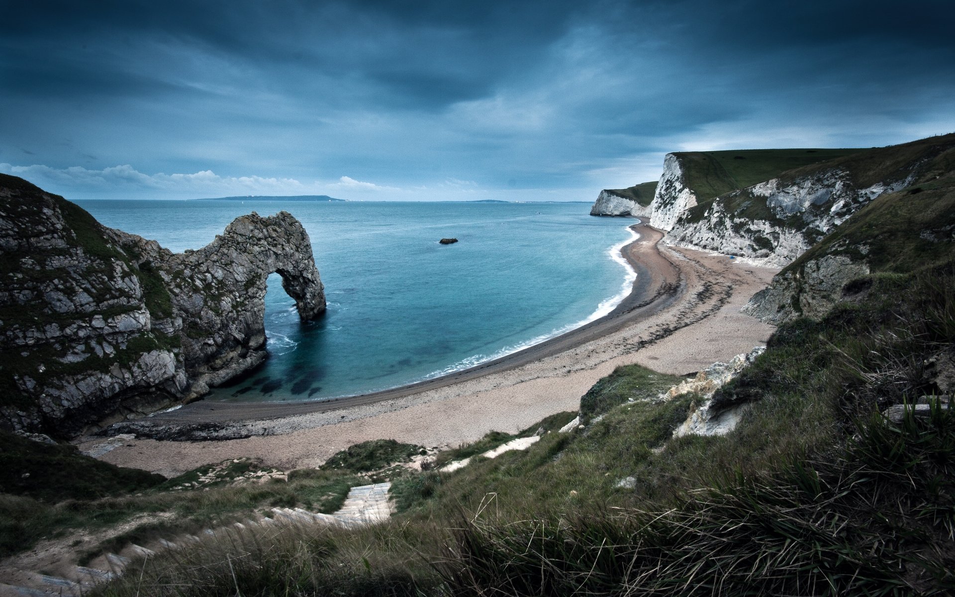 Download Beach Ocean Arch Nature Durdle Door HD Wallpaper