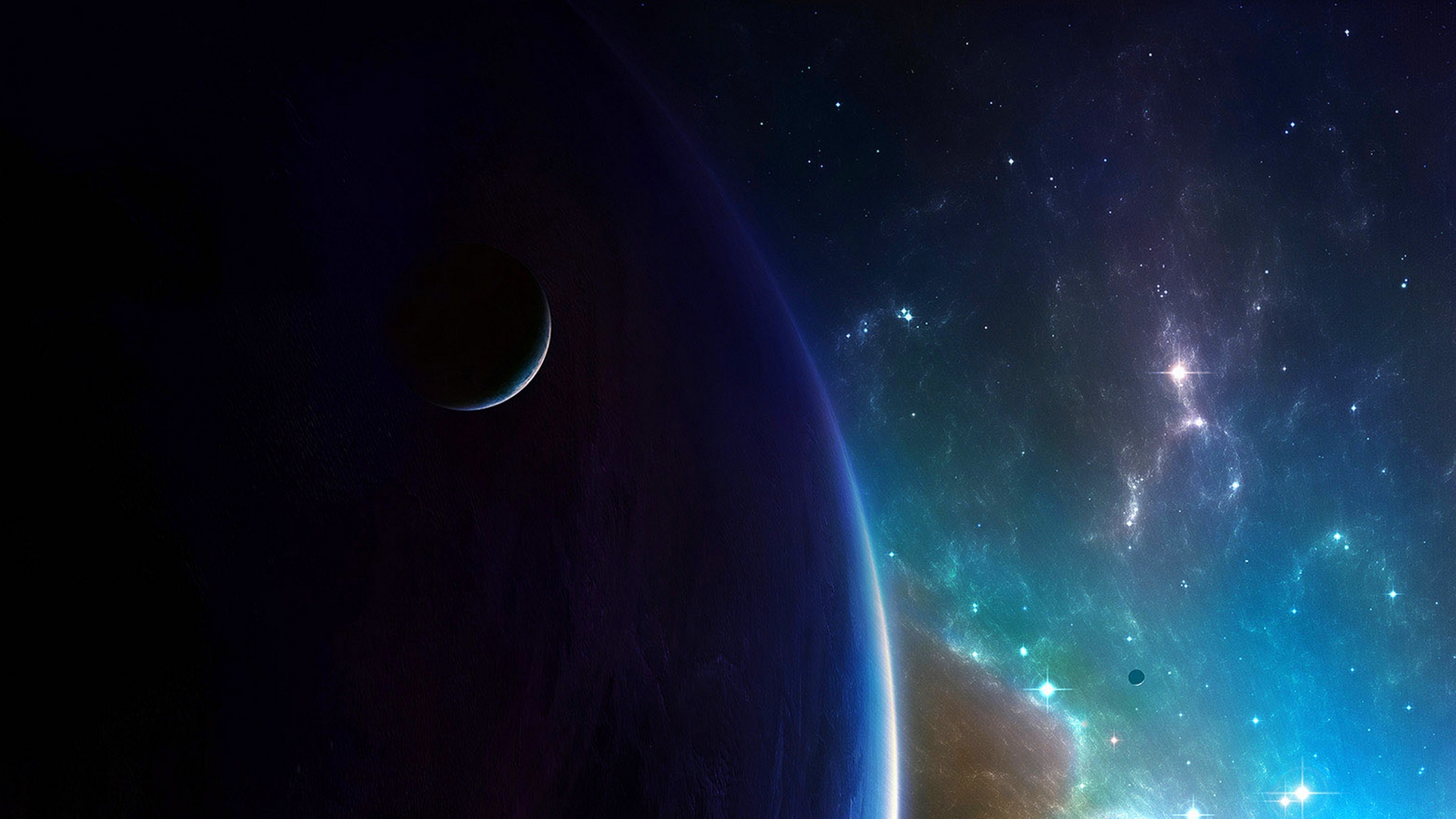 Download Sci Fi Planetscape HD Wallpaper