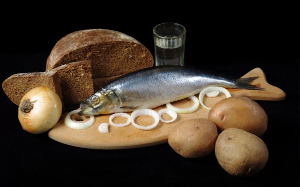 fish food still life HD Desktop Wallpaper | Background Image