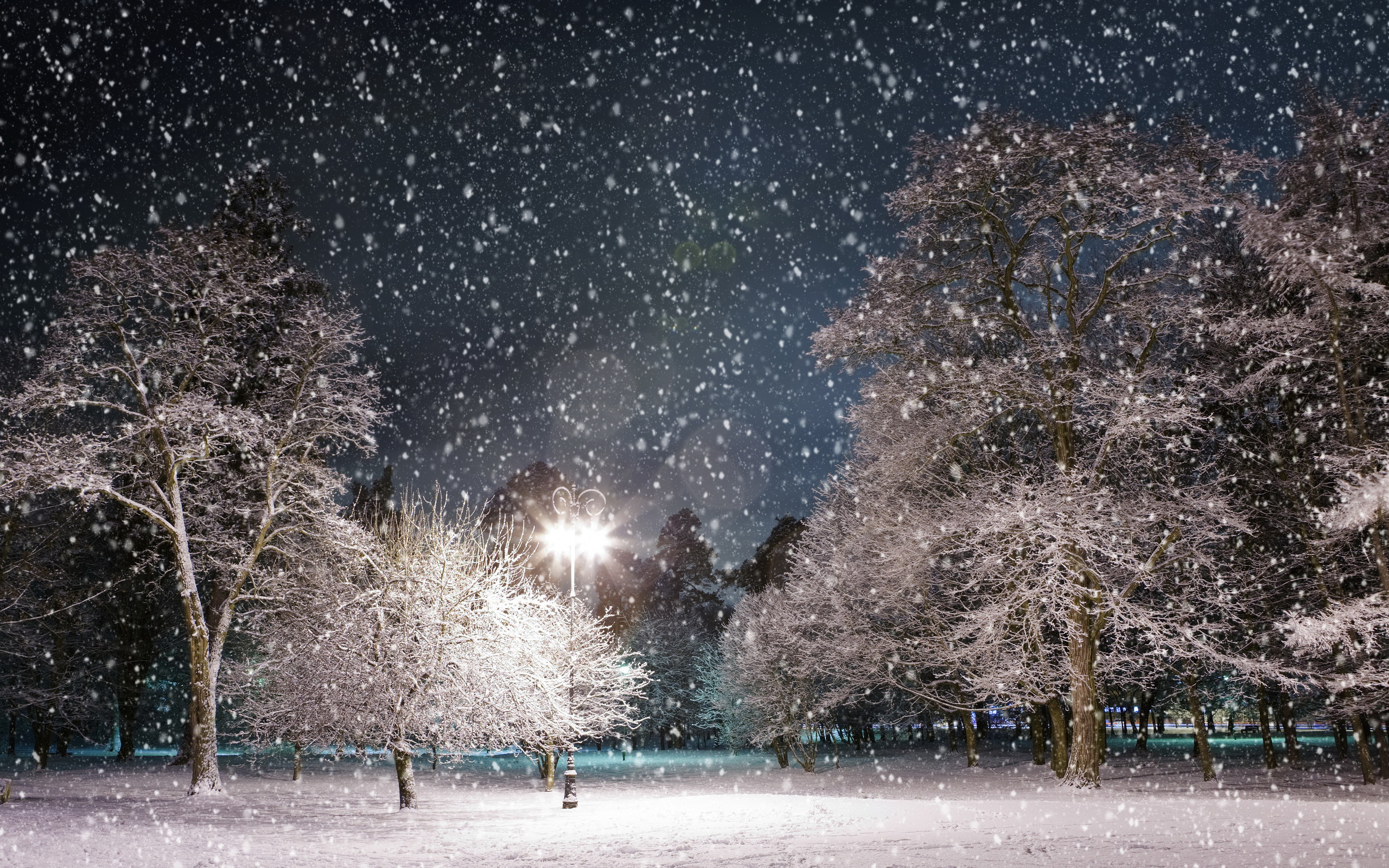 Beautiful Wallpapers Of Snowfall