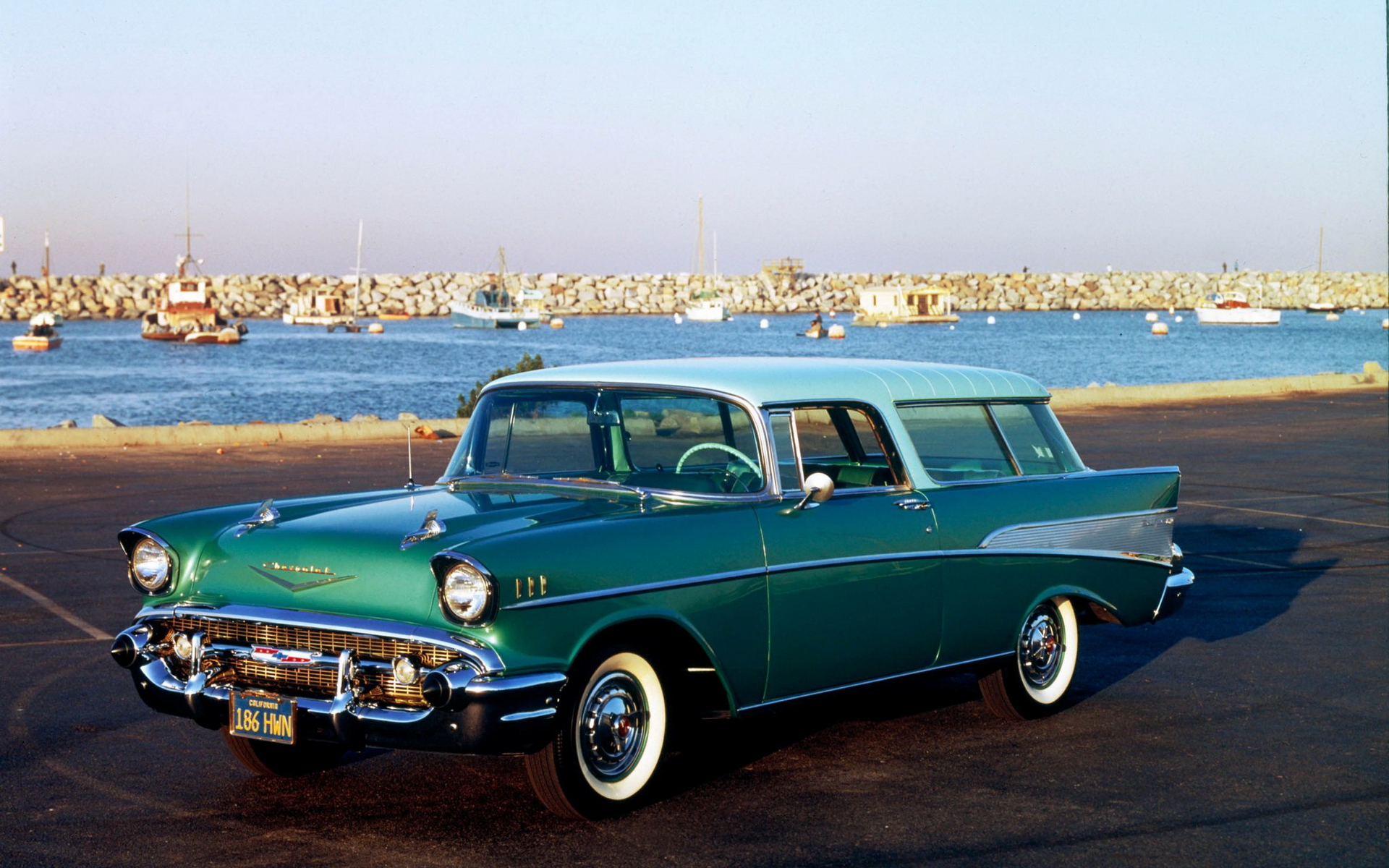 Vehicles 1957 Chevrolet Nomad HD Wallpaper | Background Image