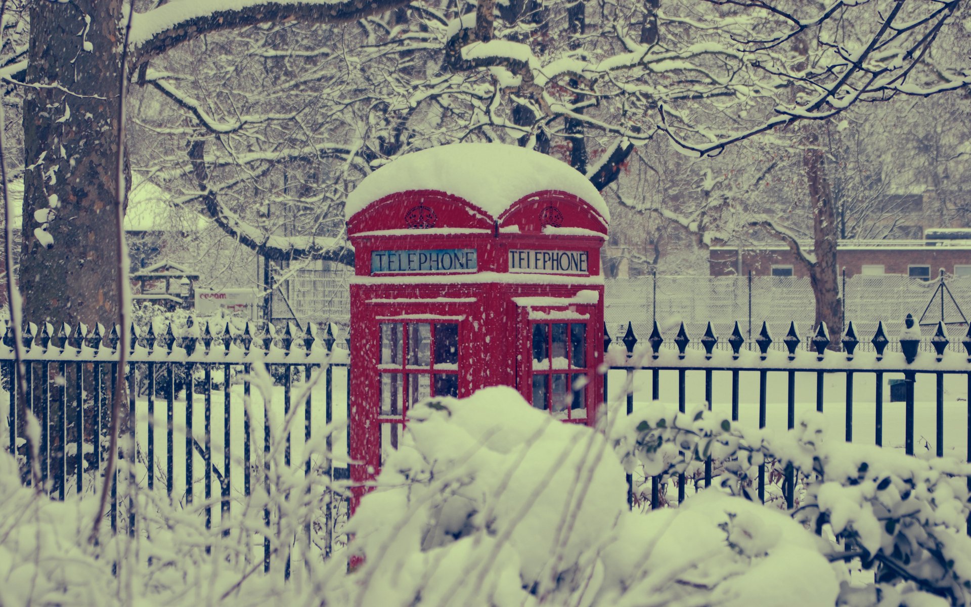 Download Man Made Callbox HD Wallpaper