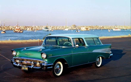 vehicle 1957 Chevrolet Nomad HD Desktop Wallpaper | Background Image