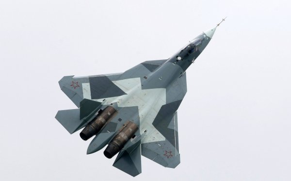 Military Sukhoi Su-57 Jet Fighters HD Wallpaper | Background Image