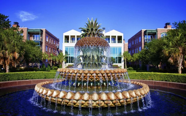 man made fountain HD Desktop Wallpaper | Background Image