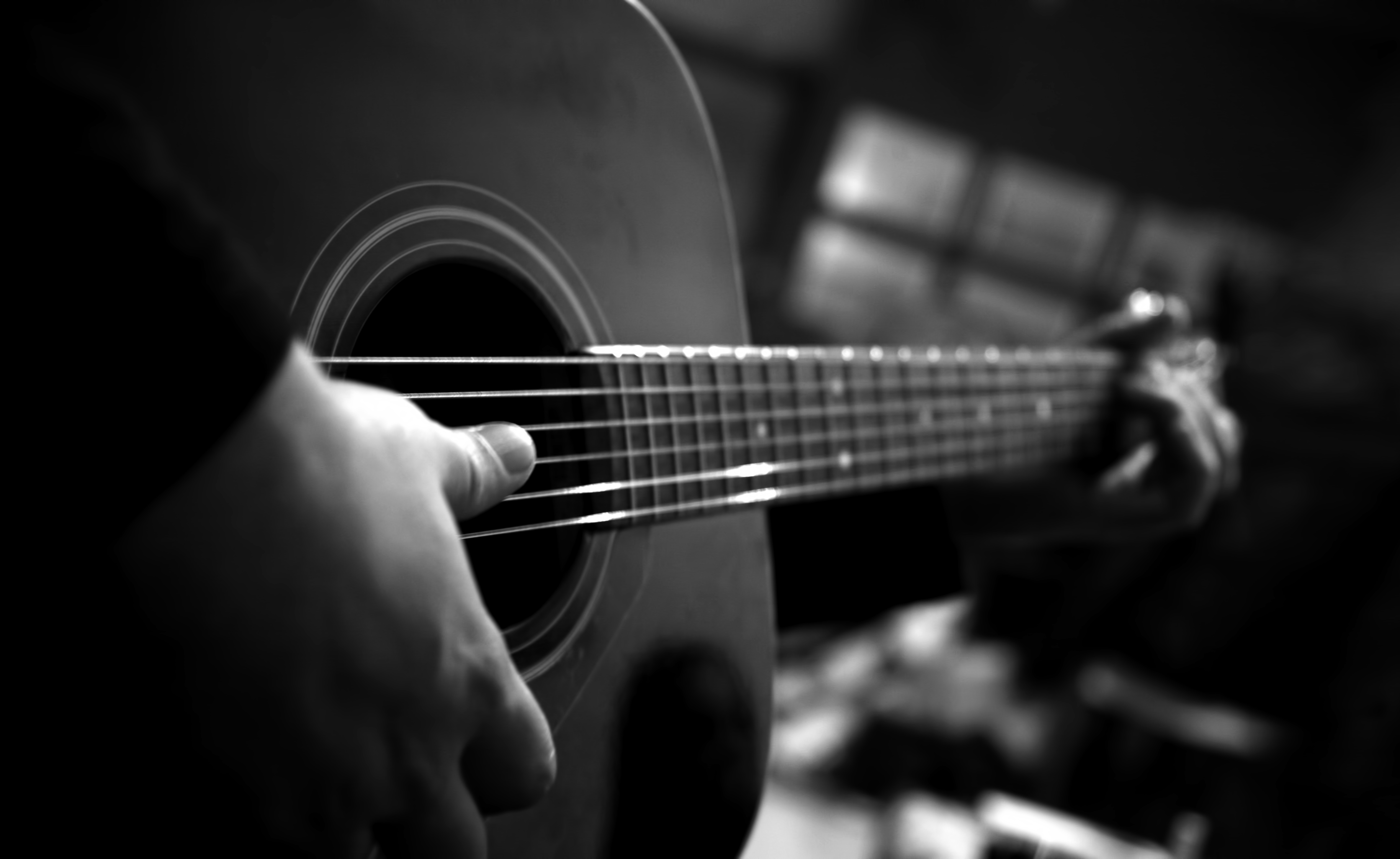 classical guitar wallpaper black and white