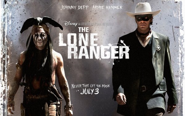 Movie The Lone Ranger Johnny Depp Tonto Armie Hammer HD Wallpaper | Background Image