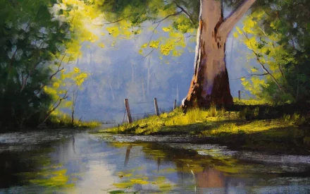 artistic oil painting HD Desktop Wallpaper | Background Image