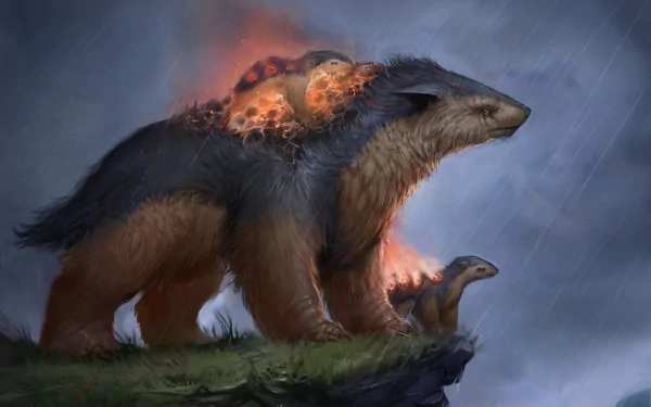 Quilava (Pokémon) Cyndaquil (Pokémon) Typhlosion (Pokemon) video game Pokemon HD Desktop Wallpaper | Background Image