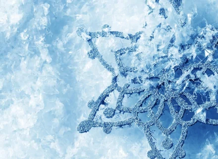 artistic snowflake HD Desktop Wallpaper | Background Image