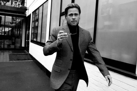 Celebrity Brad Pitt HD Desktop Wallpaper | Background Image