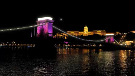 Budapest Hungary man made Chain Bridge HD Desktop Wallpaper | Background Image