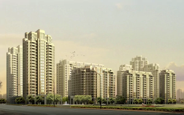 artistic apartment complex HD Desktop Wallpaper | Background Image