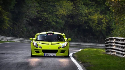 green car car Lotus (Car) vehicle Lotus Exige HD Desktop Wallpaper | Background Image
