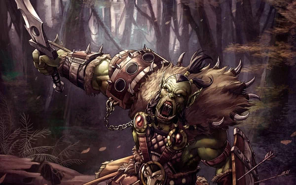 fantasy orc HD Desktop Wallpaper | Background Image