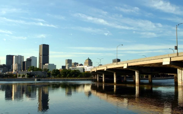Canada city river man made Montreal HD Desktop Wallpaper | Background Image