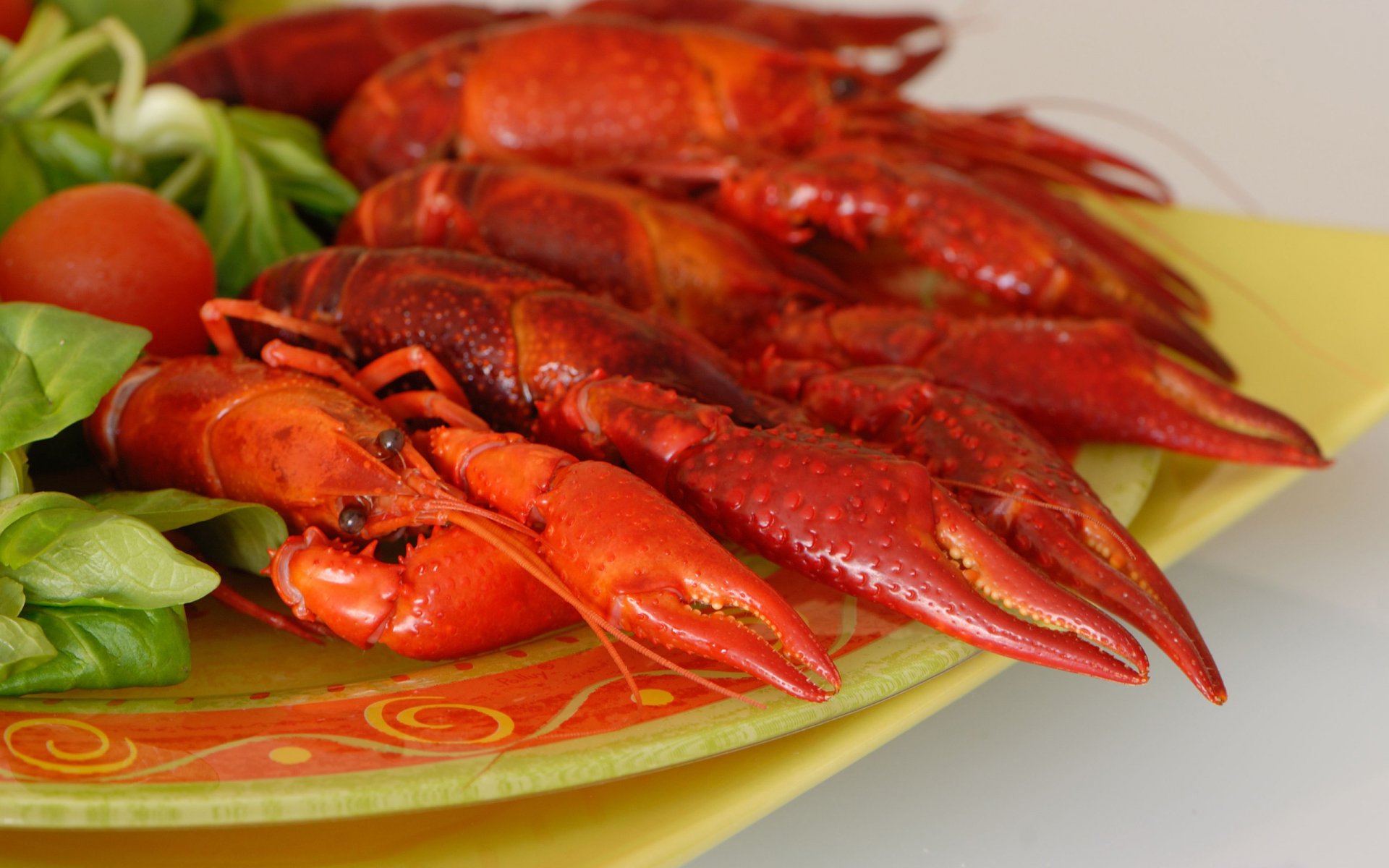 Download Food Crawfish HD Wallpaper