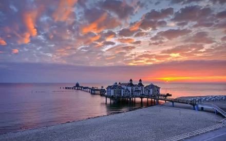 man made pier HD Desktop Wallpaper | Background Image