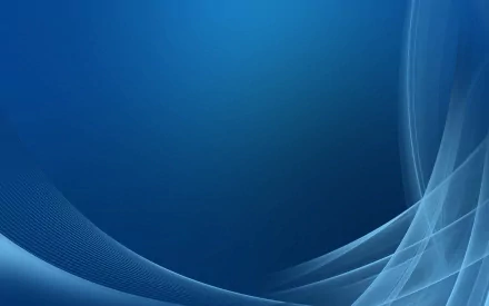 Abstract blue desktop wallpaper featuring smooth gradients and flowing lines, creating a serene and modern background design.
