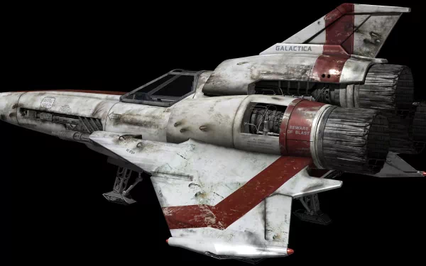 Colonial Viper spaceship Sci Fi Battlestar Galactica TV Show Battlestar Galactica (2003) HD Desktop Wallpaper | Background Image
