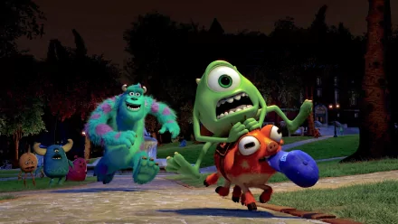 James P. Sullivan Mike Wazowski movie Monsters University HD Desktop Wallpaper | Background Image