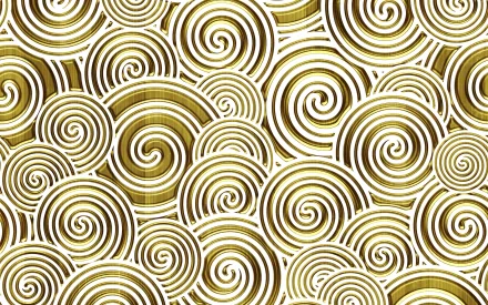 An artistic wood pattern featuring intricate, swirling designs in shades of gold and brown, creating a captivating HD PC desktop wallpaper and background.