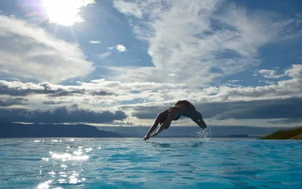 swimming Sports HD Desktop Wallpaper | Background Image