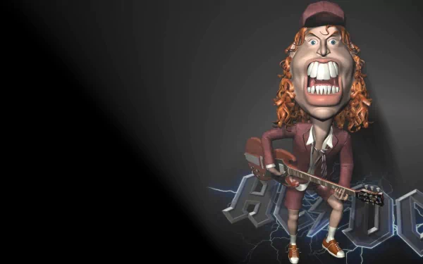  Angus Young 3D
