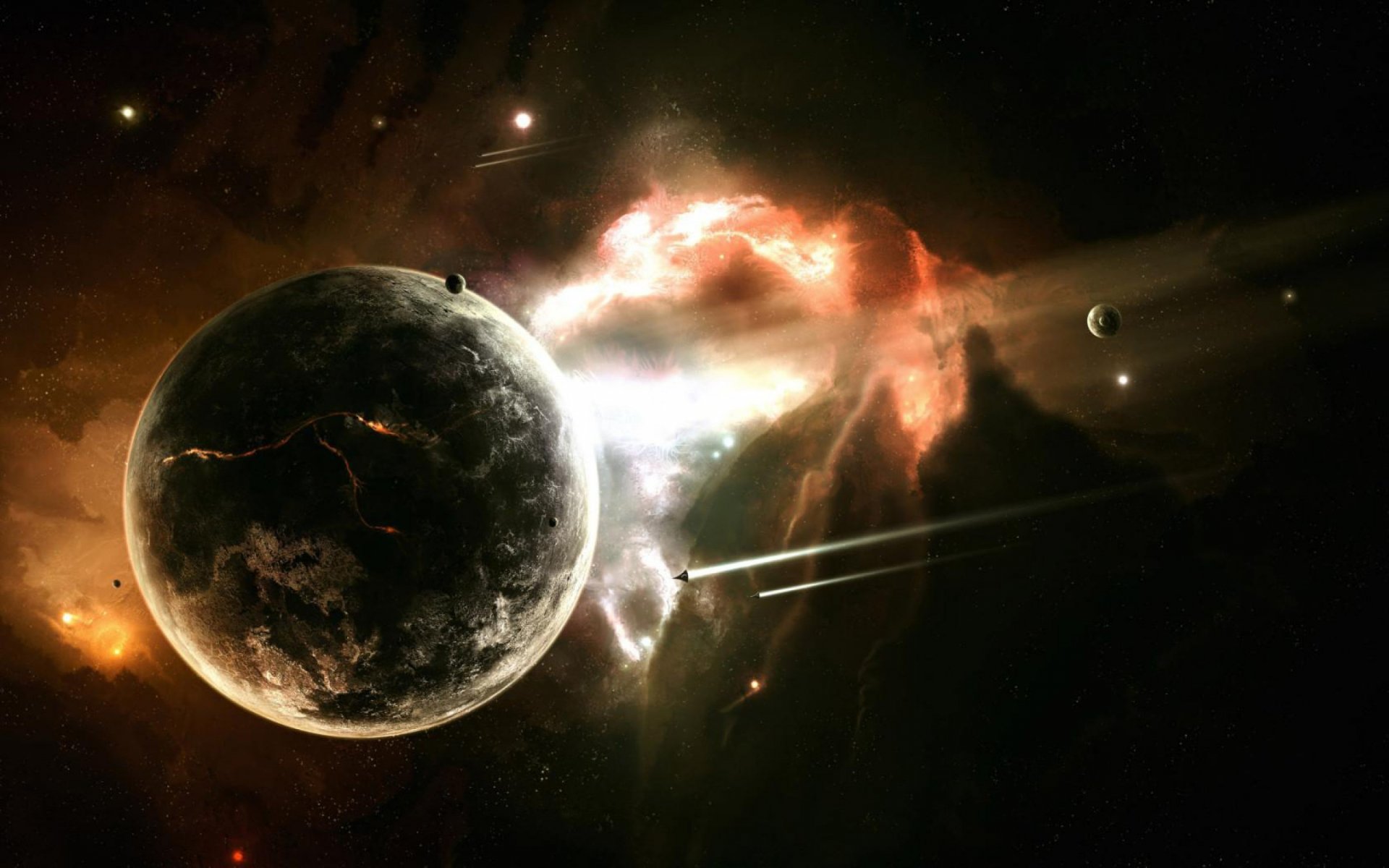Download Sci Fi Planet HD Wallpaper