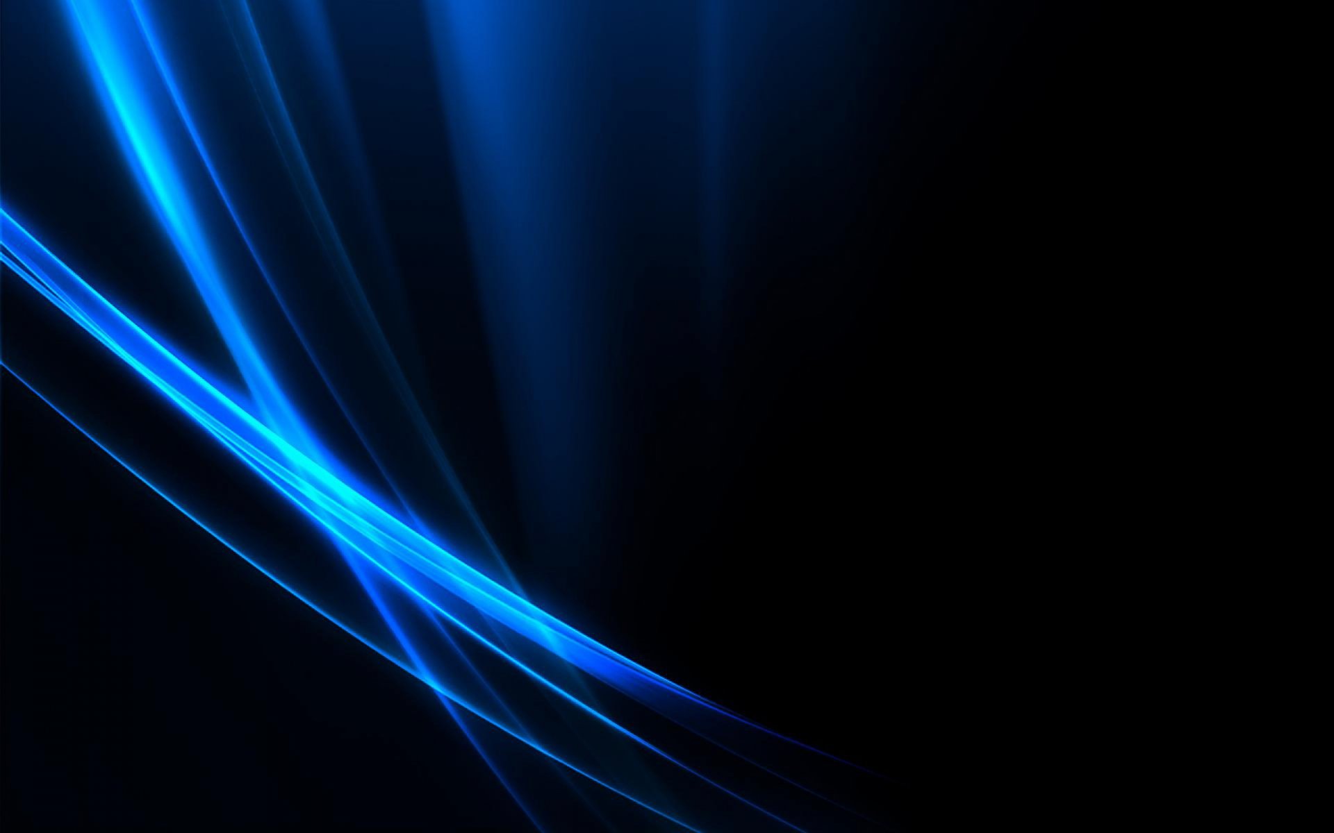 Abstract blue light streaks on a dark background, creating a sleek and dynamic HD PC desktop wallpaper and background.
